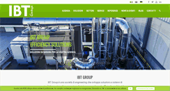 Desktop Screenshot of ibtgroup.it